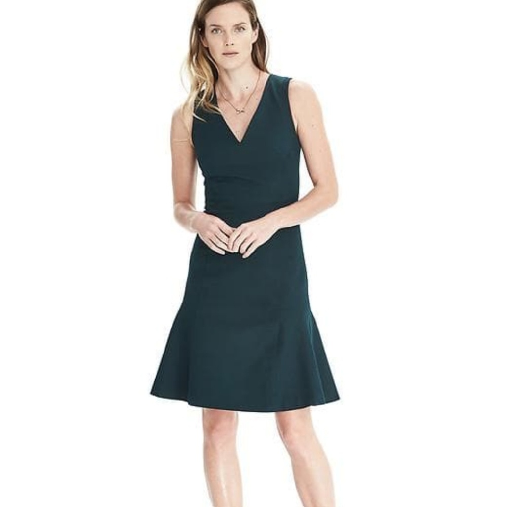 Banana Republic Fit and Flare Bi-Stretch Dress